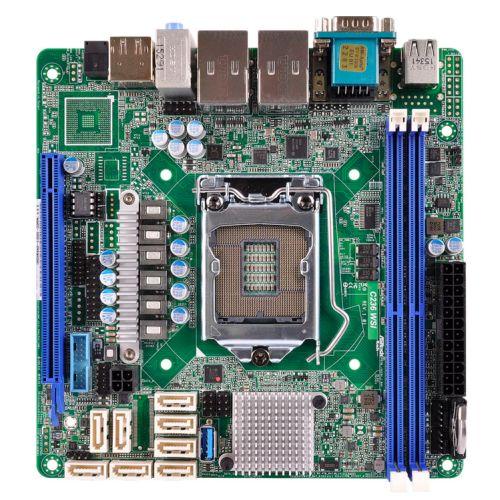Asrock Rack C236 WSI Server Board, Intel C236, 1151, Mini ITX, DDR4, Dual GB LAN, Serial Port