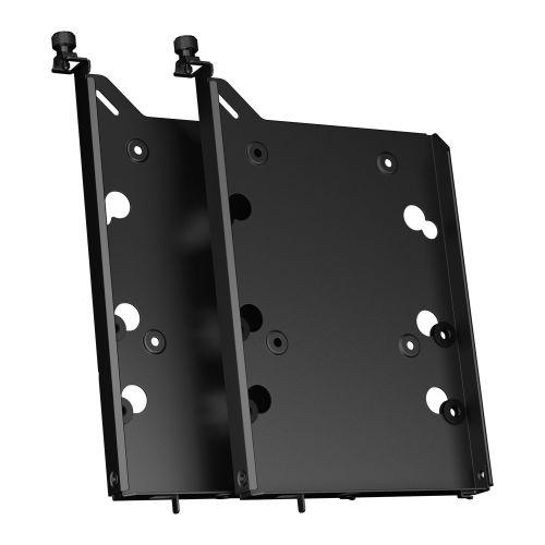 Fractal Design HDD Tray Kit – Type-B (2-pack), Black, 2x 3.5”/2.5” Trays – For Fractal cases with Type-B HDD mounts only
