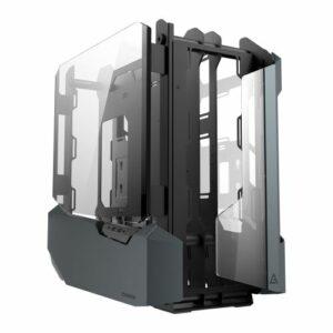 Antec Cannon Open Frame Aluminium/Glass Gaming Case, E-ATX, Dual Liquid Cooling, Front/Side GPU Mounts, USB-C