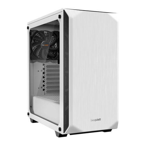 Be Quiet! Pure Base 500 Gaming Case w/ Window, ATX, 2 x Pure Wings 2 Fans, PSU Shroud, White