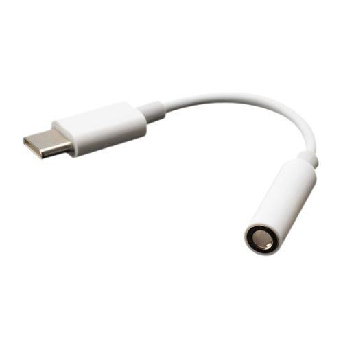 Akasa USB Type-C Male to 3.5mm Jack Female Adapter, 10cm, White
