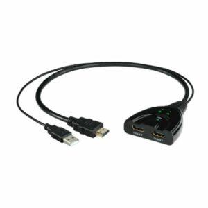 Hama 2-Way HDMI Splitter, USB Powered
