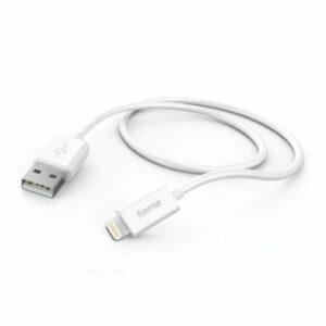Hama Charging/Data USB-A to Lightning Cable, 1 Metre, White