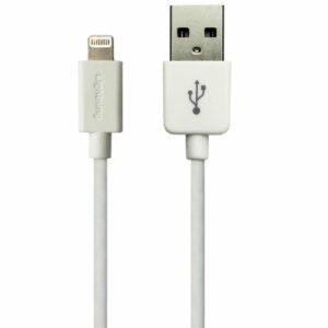 Sandberg Apple Approved Lightning Cable, 1 Metre, White, 5 Year Warranty