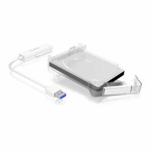 Icy Box (IB-AC703-U3) USB 3.0 to 2.5″” SATA Adapter Cable with HDD Protection Box
