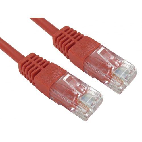 Spire Moulded CAT5e Patch Cable, 5 Metres, Full Copper, Red