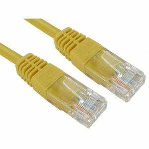 Spire Moulded CAT6 Patch Cable, 5 Metres, Full Copper, Yellow