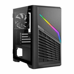 Antec DP31 Dark Phantom Gaming Case w/ Glass Window, Micro ATX, 1 Fan, LED Control Button, ARGB Front Panel, Claw-Shaped Air Intakes
