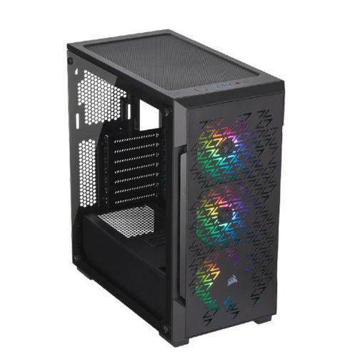 Corsair iCUE 220T RGB Airflow Gaming Case with Tempered Glass Window, ATX, 3 x SP120 RGB PRO Fans