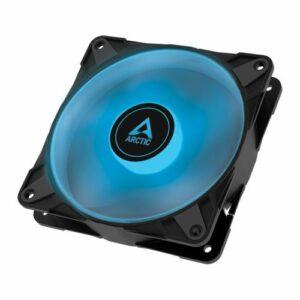 Arctic P12 12cm Pressure Optimised PWM PST RGB 0dB Case Fan, Black, Fluid Dynamic, 12 RGB LEDs, 0-2000 RPM