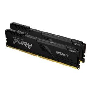 Kingston Fury Beast 32GB Kit (2 x 16GB), DDR4, 2666MHz (PC4-21400), CL16, DIMM Memory