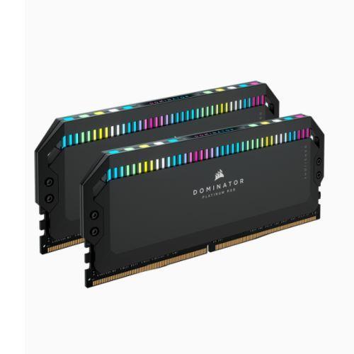 Corsair Dominator Platinum RGB 32GB Kit (2 x 16GB), DDR5, 5600MHz (PC5-44800), CL36, 1.25V, XMP 3.0, PMIC, DIMM Memory, Black