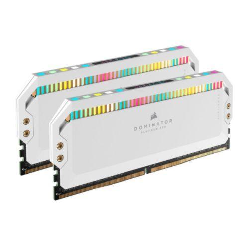 Corsair Dominator Platinum RGB 32GB Kit (2 x 16GB), DDR5, 5600MHz (PC5-44800), CL36, 1.25V, XMP 3.0, PMIC, DIMM Memory, White