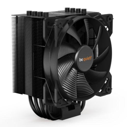 be quiet! Pure Rock 2 Black Fan CPU Cooler, Universal Socket, Pure Wings 2 120mm PWM Black Cooling Fan, 1500RPM, 4 Heat Pipes, 150W TDP, Asymmetrical Construction to Avoid Blocking Memory Slots, Intel LGA 1700 & AMD AM5 Compatible