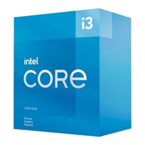 Intel Core I3-10105F CPU, 1200, 3.7 GHz (4.4 Turbo), Quad Core, 65W, 14nm, 6MB Cache, Comet Lake Refresh, No Graphics