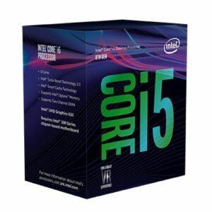 Intel Core i5-9400 CPU, 1151, 2.9 GHz (4.1 Turbo), 6-Core, 65W, 14nm, 9MB Cache, UHD GFX, Coffee Lake
