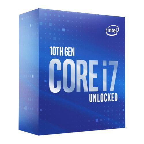 Intel Core I7-10700K CPU, 1200, 3.8 GHz (5.1 Turbo), 8-Core, 125W, 14nm, 16MB Cache, Overclockable, Comet Lake, NO HEATSINK/FAN