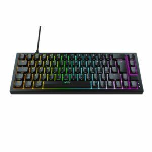 Xtrfy K5 Compact RGB 65% Mechanical Gaming Keyboard, Kailh Red Switches, Per-key RGB Lighting, Super-Scan Tech, Hot-Swap Switches, Sound-Dampening, Black