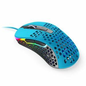 Xtrfy M4 RGB Wired Optical Gaming Mouse, USB, 400-16000 CPI, Omron Switches, 125-1000 Hz, Adjustable RGB, Blue