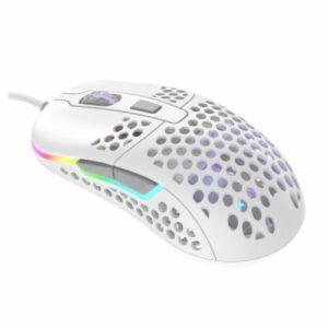Xtrfy M42 Wired Optical Ultra-Light Gaming Mouse, USB, 400-16000 CPI, Omron Switches, Adjustable RGB, Modular Design, White