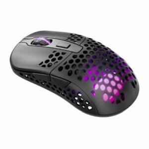Xtrfy M42 Wireless Optical Ultra-Light Gaming Mouse, 400-19000 CPI, Kailh Switches, Adjustable RGB, Modular Design, Black