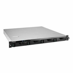 ASUSTOR AS6504RS 4-Bay 1U Rackmount NAS Enclosure (No Drives), Quad Core CPU, 8GB DDR4, 2.5GB LAN, iSCSI/IP-SAN & NFS Support, 250W PSU