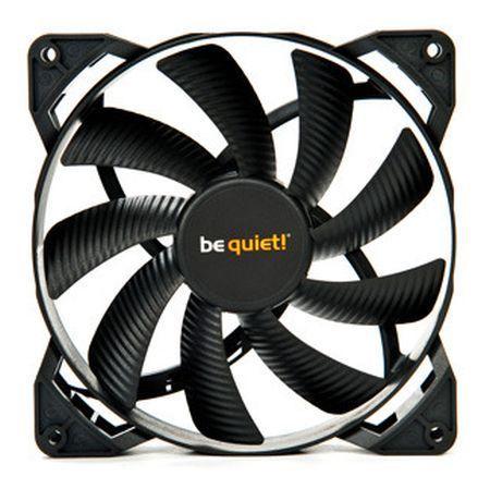 be quiet! Pure Wings 2 High Speed Black Fan, 80mm, 1900RPM, 3-Pin PWM Fan Connector, Black Frame, Black Blades, 7 Airflow-Optimized Fan Blades That Reduce Noise Generating Turbulence