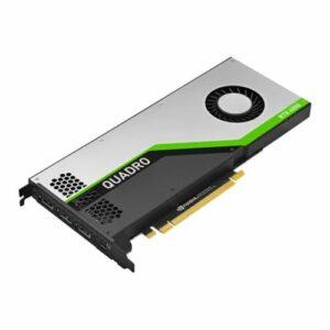 PNY Quadro RTX 4000 Professional Graphics Card, 8GB DDR6, 2304 Cores, 3 DP 1.4 (DVI & HDMI adapters included), USB-C, Turing Ray Tracing	, Retail