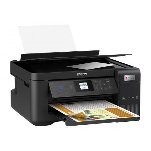 Epson EcoTank ET-2850 3-in-1 Wireless/USB Inkjet Printer, Print/Scan/Copy, LCD Screen, Auto Duplex & Double-Sided Printing, Ultra-Low-Cost Printing