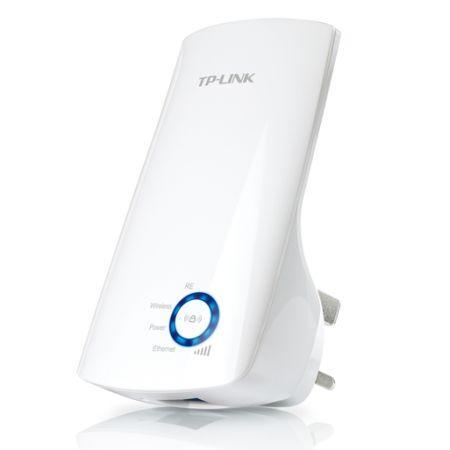 TP-LINK (TL-WA850RE) 300Mbps Wall-Plug Wifi Range Extender, 1 LAN, AP Mode