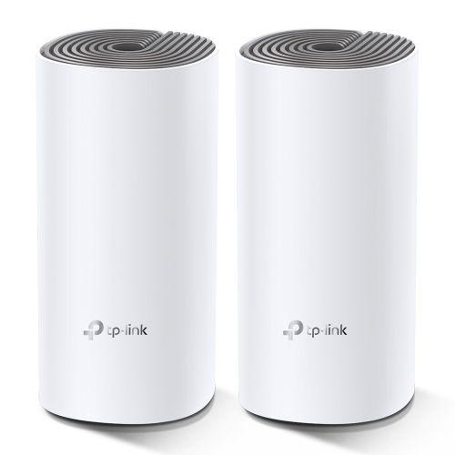 TP-LINK (DECO E4) Whole-Home Mesh Wi-Fi System, 2 Pack, Dual Band AC1200, 2 x LAN on each Unit