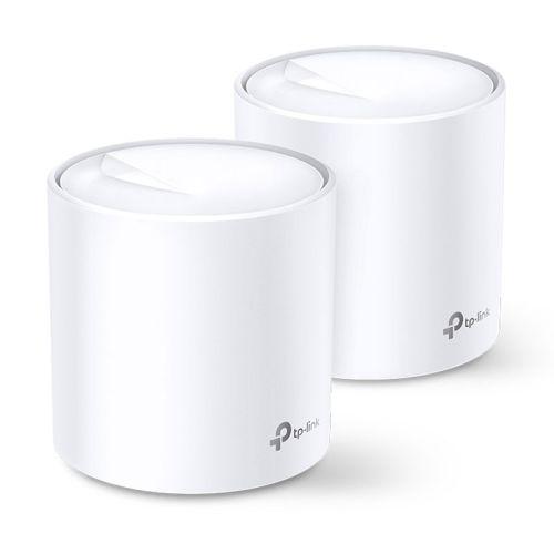 TP-LINK (DECO X60) AX3000 Wireless Whole Home Mesh Wi-Fi 6 System, 2 Pack, OFDMA & MU-MIMO, WPA3 Encryption & TP-Link HomeCare