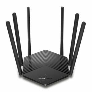 Mercusys (MR50G) AC1900 (600+1300) Wireless Dual Band GB Cable Router, MU-MIMO, 6 Antennas