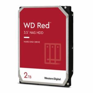 WD 3.5″, 2TB, SATA3, Red Series NAS Hard Drive, 5400RPM, 256MB Cache, OEM