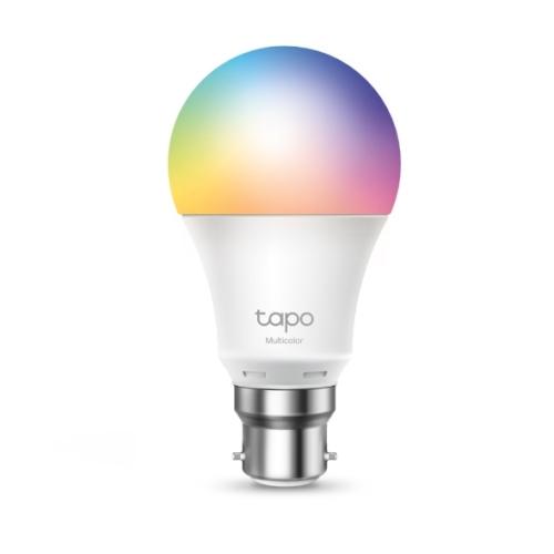 TP-LINK (TAPO L530B) Wi-Fi LED Smart Multicolour Light Bulb, Dimmable, App/Voice Control, Bayonet Fitting