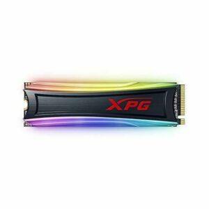ADATA 1TB XPG Spectrix S40G RGB M.2 NVMe SSD, M.2 2280, PCIe 3.0, 3D TLC NAND, R/W 3500/1900 MB/s