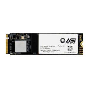 AGI 1TB AI198 M.2 NVMe SSD, M.2 2280, PCIe3, Intel TLC NAND, R/W 2103/1699 MB/s, 214K/24K IOPS