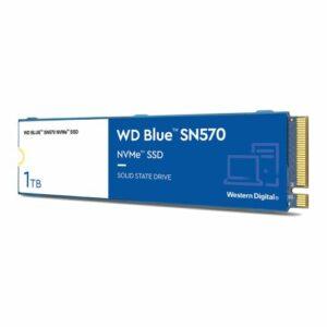 WD 1TB Blue SN570 M.2 NVMe SSD, M.2 2280, PCIe3, TLC NAND, R/W 3500/3000 MB/s, 460K/450K IOPS
