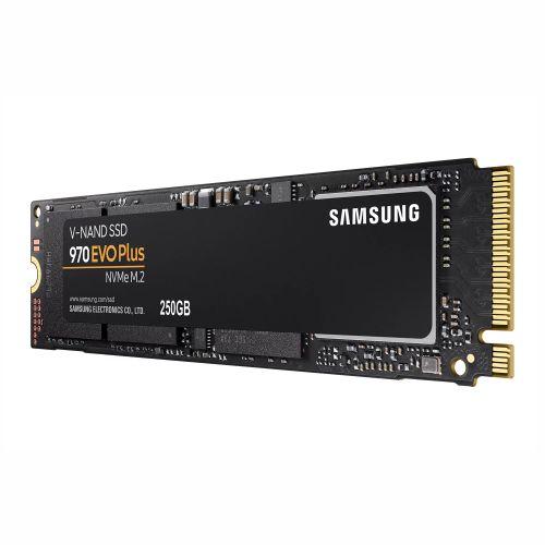 Samsung 250GB 970 EVO PLUS M.2 NVMe SSD, M.2 2280, PCIe, V-NAND, R/W 3500/2300 MB/s, 250K/550K IOPS