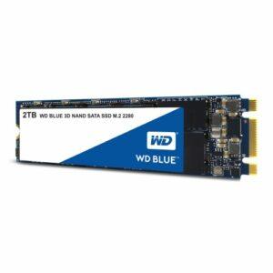 WD 2TB Blue M.2 SATA SSD, M.2 2280, SATA3, 3D NAND, R/W 560/530 MB/s, 95K/84K IOPS