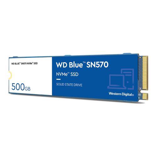 WD 500GB Blue SN570 M.2 NVMe SSD, M.2 2280, PCIe3, TLC NAND, R/W 3500/2300 MB/s, 360K/390K IOPS