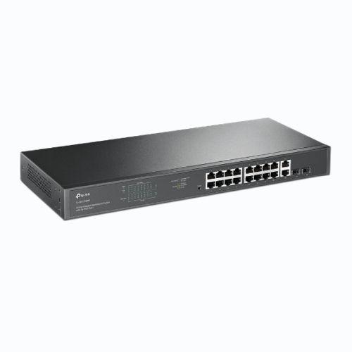 TP-LINK (TL-SG1218MP) 18-Port Gigabit Unmanaged PoE+ Rackmount Switch, 16-Port PoE+, 2 SFP Ports