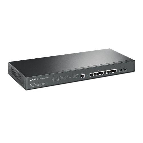 TP-LINK (TL-SG3210XHP-M2) JetStream 8-Port 2.5GBASE-T & 2-Port 10GE SFP+ L2+ Managed Switch with 8-Port PoE+, L2+/L3, Rackmountable