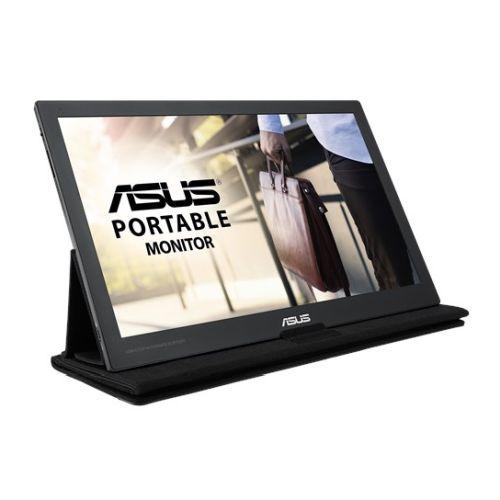 Asus 15.6″ Portable IPS Monitor (MB169C+), 1920 x 1080, USB Type-C, USB-powered, Ultra-slim, Asus Eye Care, Smart Case Stand