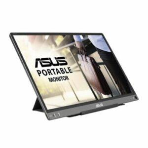 Asus 15.6″ Portable IPS Monitor (ZenScreen MB16ACE), 1920 x 1080, USB-C, USB-powered, Auto-rotatable, Hybrid Signal, Smart Case Stand
