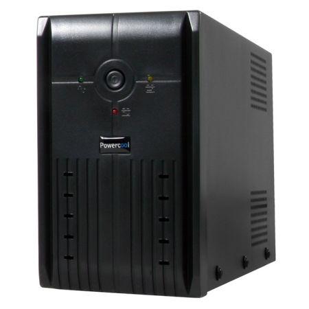 Powercool 1200VA Smart UPS, 720W, LED Display, 3 x UK Plug, 2 x RJ45, 3 x IEC, USB