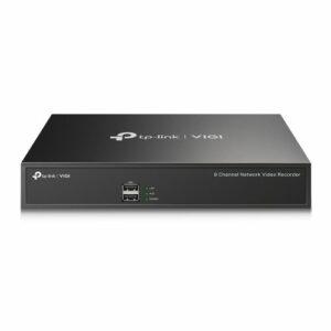 TP-LINK (VIGI NVR1008H) 8-Channel NVR, No HDD (Max 10TB), 4-Channel Simultaneous Playback, Remote Monitoring, H.265+, Two-Way Audio
