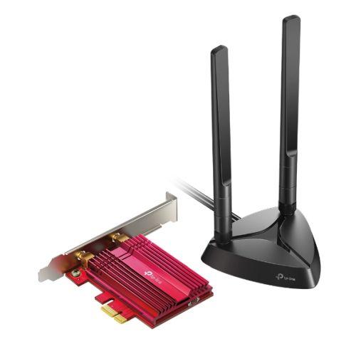 TP-LINK (Archer TX3000E) AX3000 (574+2402) Wireless Dual Band PCI Express Wi-Fi 6 Adapter, Bluetooth 5.0,  WPA3, Magnetized Base
