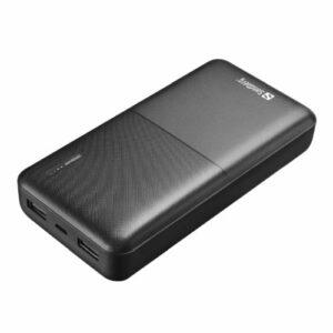 Sandberg Powerbank 20000, 20,000mAh, 2 x USB-A, 5 Year Warranty