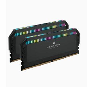 Corsair Dominator Platinum RGB 64GB Kit (2 x 32GB), DDR5, 5600MHz (PC5-44800), CL40, 1.25V, PMIC, AMD Optimised, DIMM Memory, Black